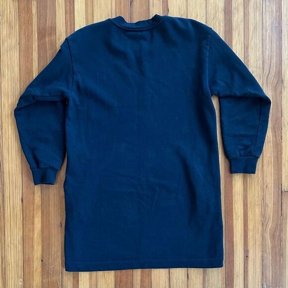 Everlane 100% Cotton Sweatershirt Dress in Black Size M - Picture 3 of 6